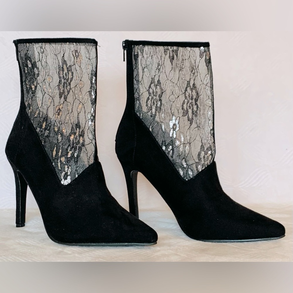 Diba Lace Ankle Boots